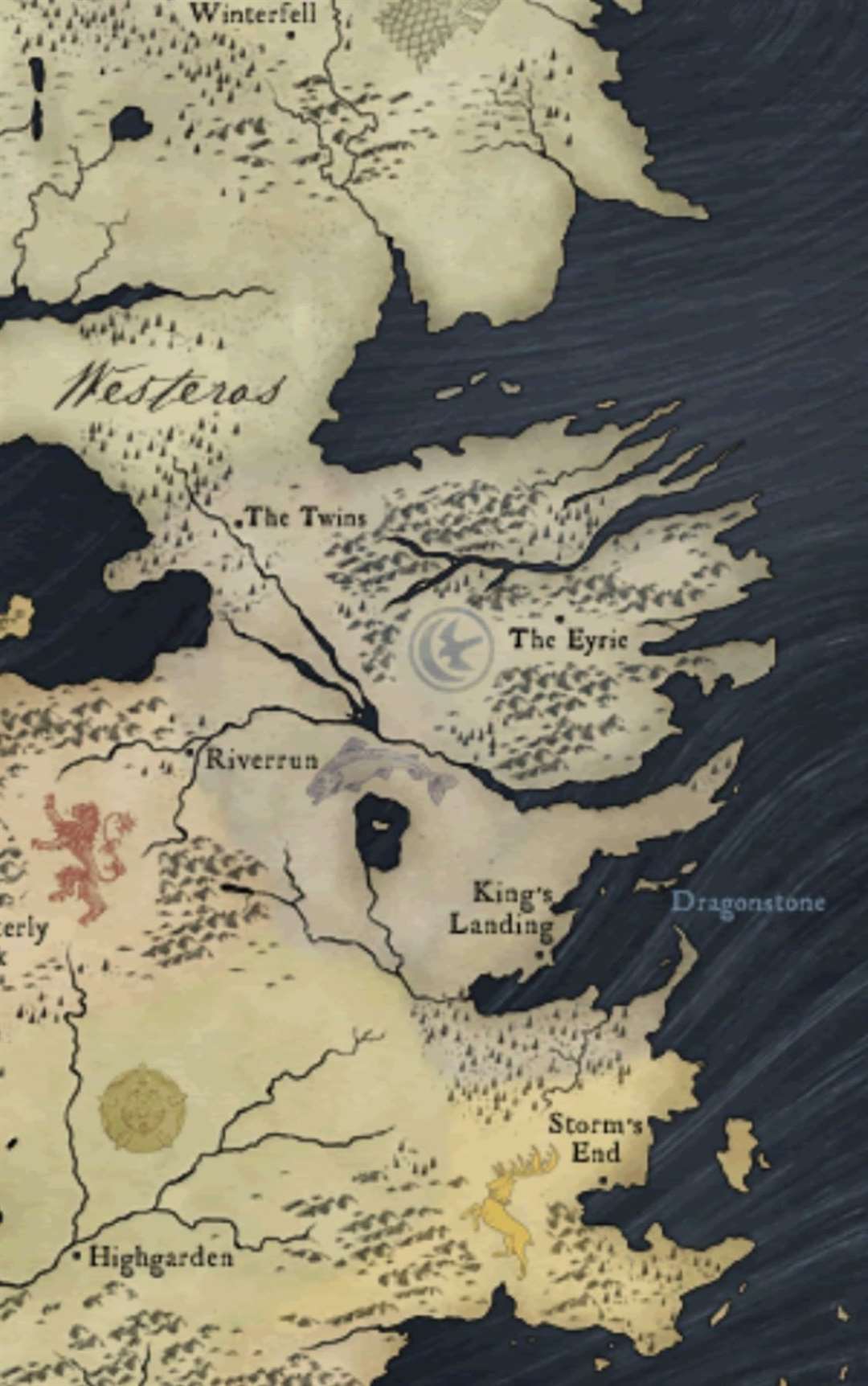 Where Is Dragonstone In Westeros? Game Of Thrones Map